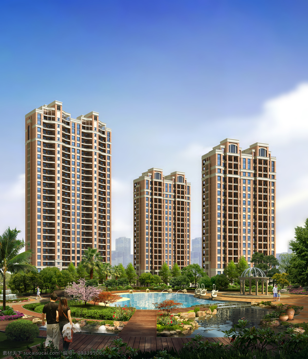 房地产 楼盘 建筑 透视 小区建筑设计 透视图 园林景观 园艺设计 房地产设计 建筑设计 3d 效果图 环境家居