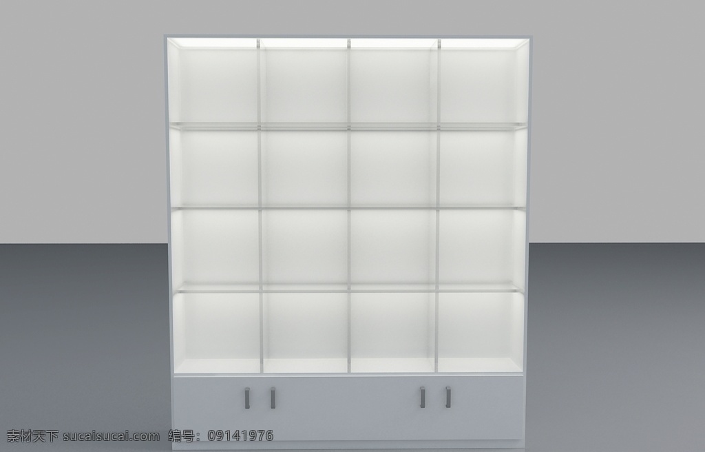 展柜图片 发光 玻璃 展柜 3d设计 3d作品