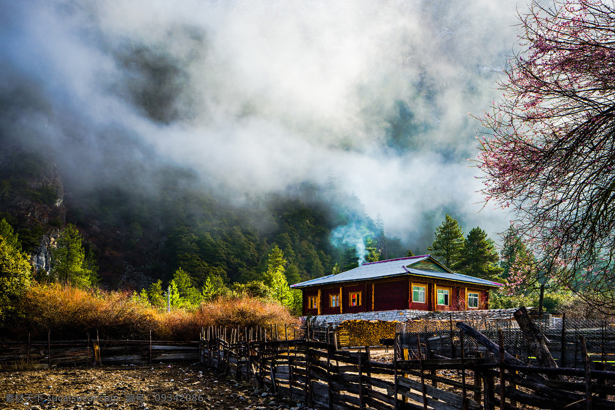 西藏 雅鲁藏布 大峡谷 风景