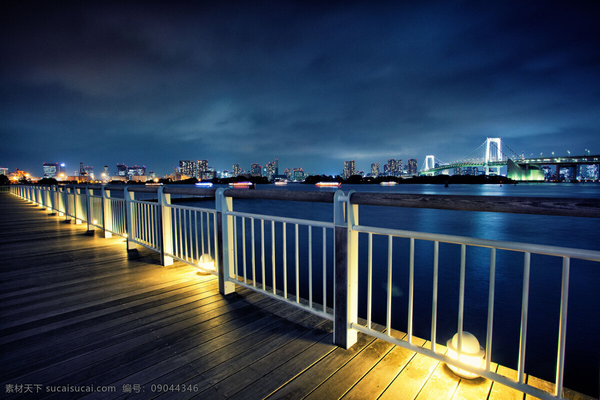 城市夜景 水面 倒影 高清 灯光 旅游摄影 国外旅游