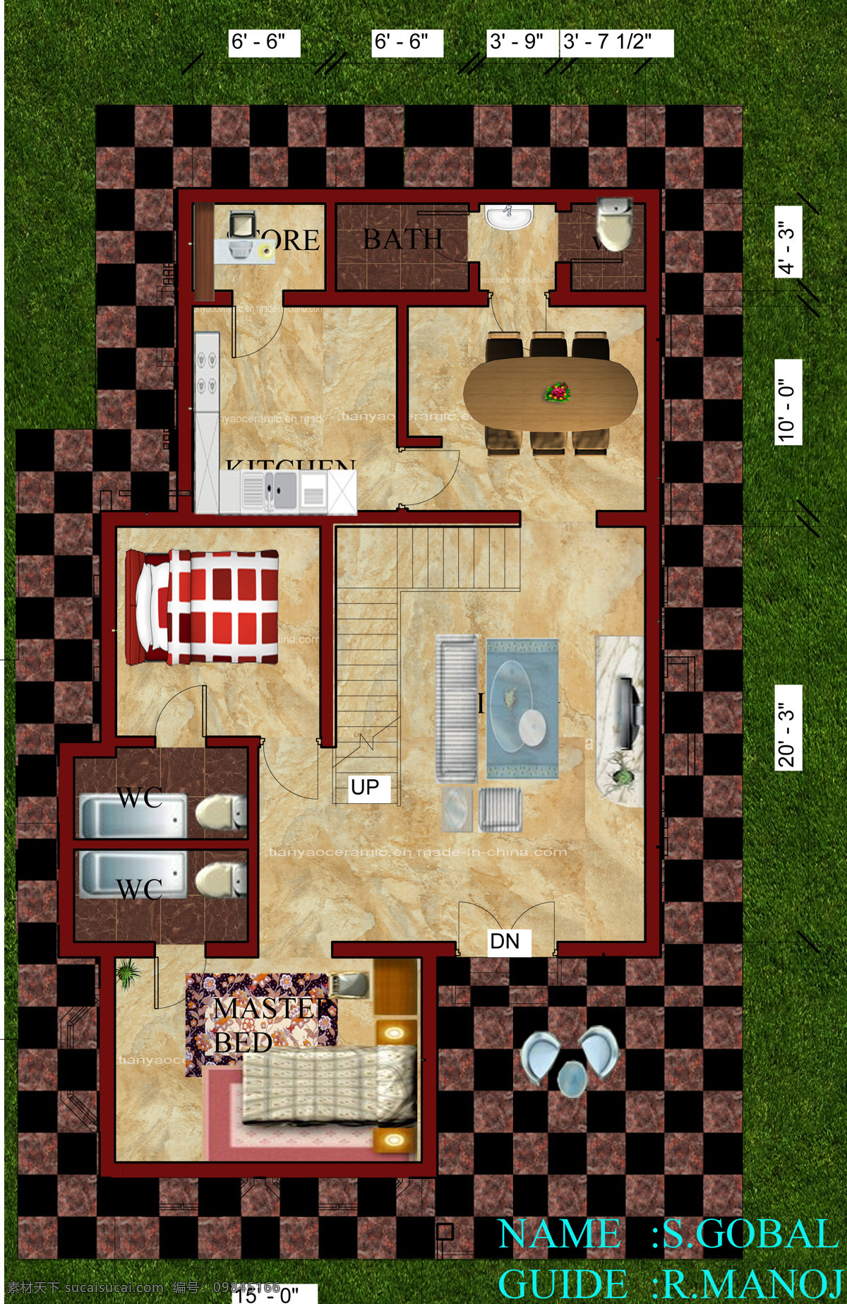 住宅 项目 rmanojkumar 3d模型素材 建筑模型