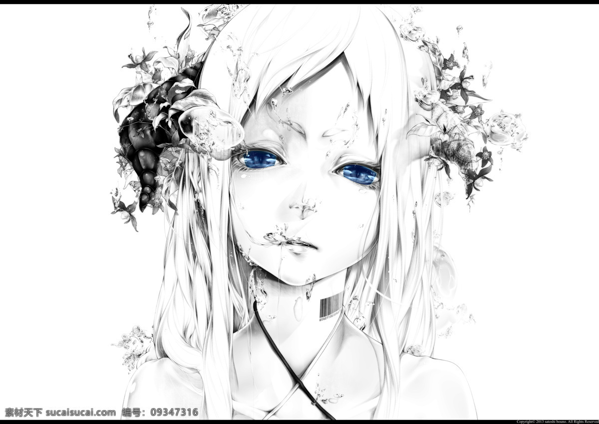 cg 插画 动漫 动漫动画 动漫美女 美女 设计素材 动漫人物 钢琴 模板下载 高清 漫画 绘本 手绘 电脑绘画 插画集