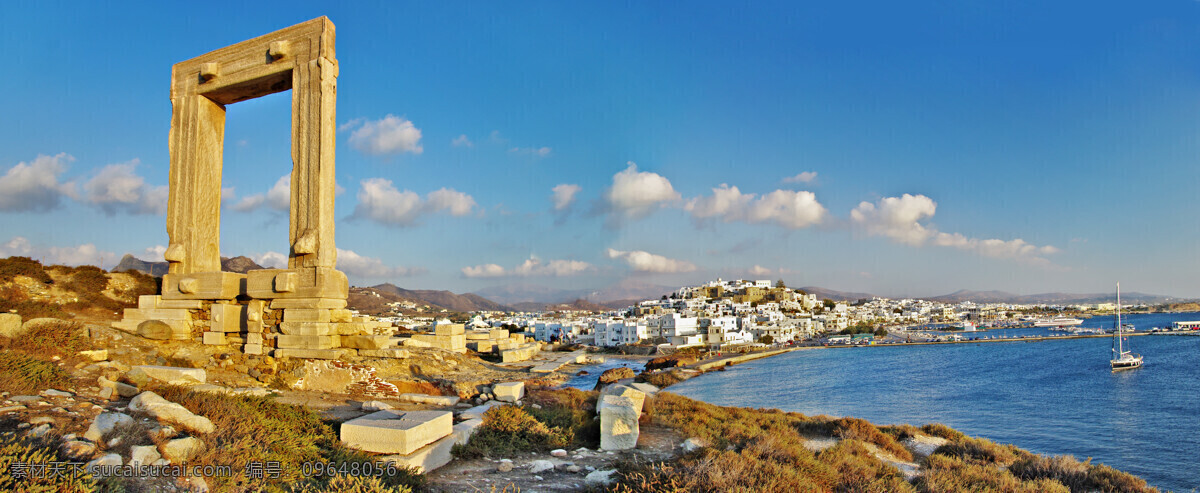 希腊 海岸 风景图片 建筑风景 希腊风景 海岸风景 海岸城市风景 旅游景点 美丽风景 美景 景色 城市风光 环境家居 蓝色