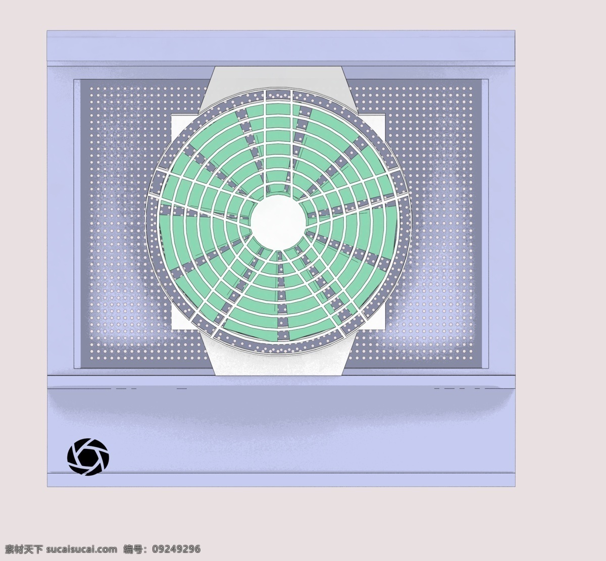 keyshot 卡通 渲染 挑战 电脑 散热器 keyshottoon 3d模型素材 建筑模型