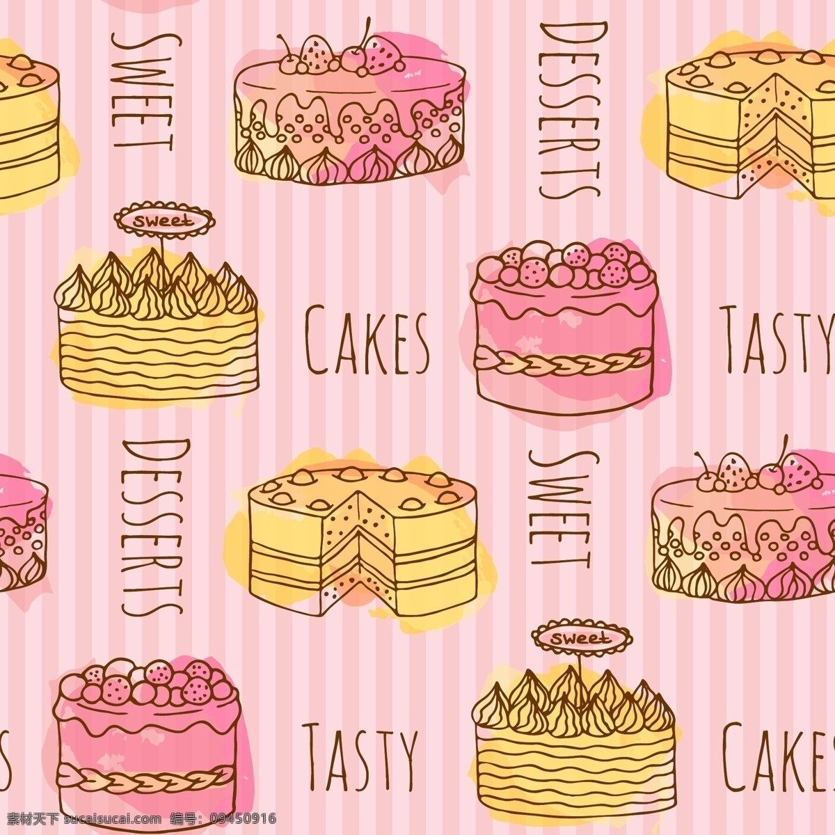 各种 蛋糕 装饰 图案 背景 各种蛋糕 装饰图案