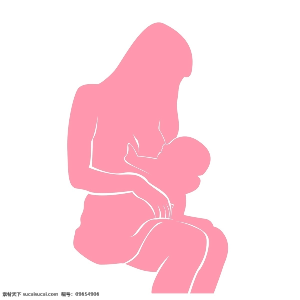 哺乳图片 喂奶 妈妈 婴儿 简画 分层 人物