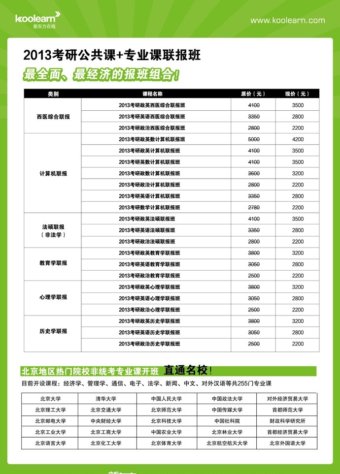 新东方 在线 dm 单 logo 绿色背景 2013 公共课 专业课 联 报 dm宣传单 矢量