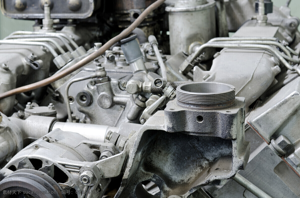 发动机 零件 引擎 工业机械 机械零件 工业生产 现代科技