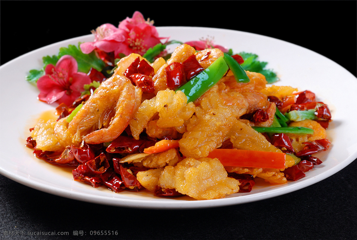 香辣鱿鱼虾 美食 传统美食 餐饮美食 高清菜谱用图