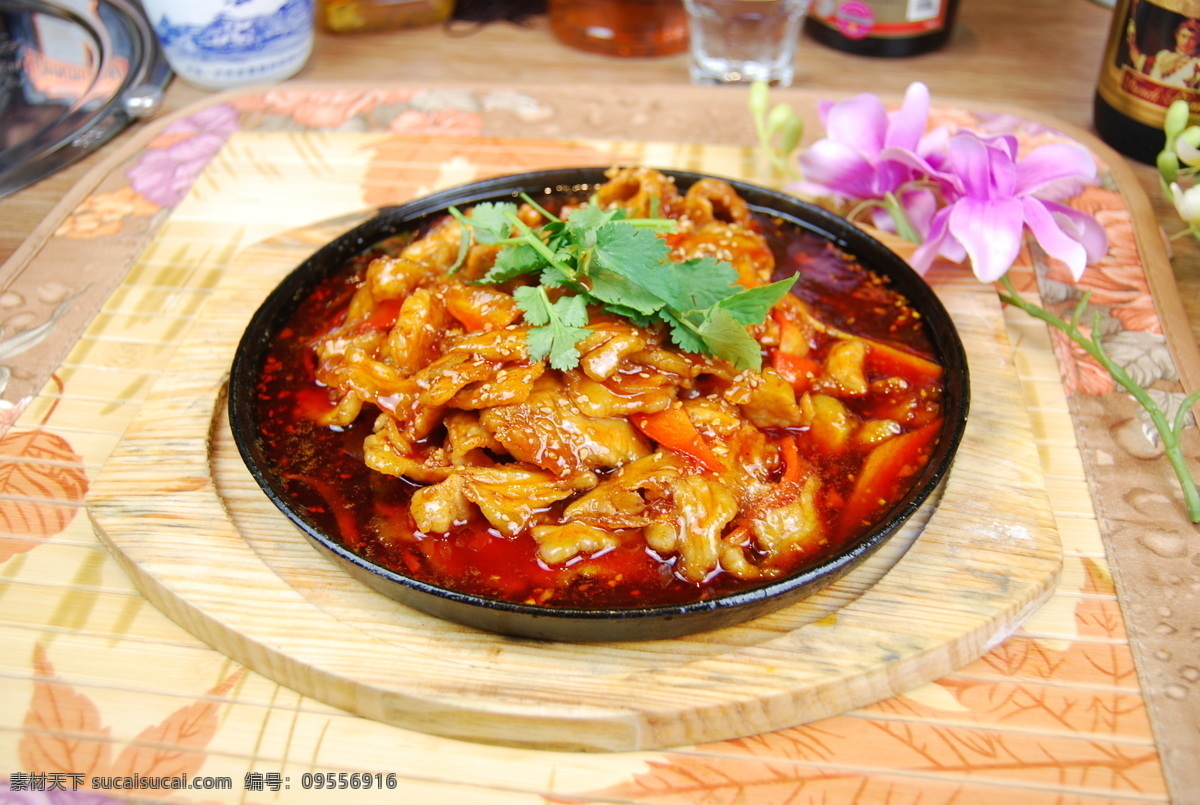 铁板五花肉 五花肉铁板烧 中式菜肴 中餐 餐厅菜谱 中华美食 餐饮美食 传统美食