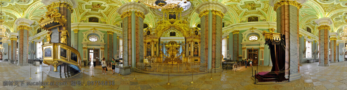 俄罗斯 保罗 大 教堂 俄罗斯教堂 保罗教堂 国外教堂 西方教堂 壮观教堂 建筑图 建筑园林 室内摄影