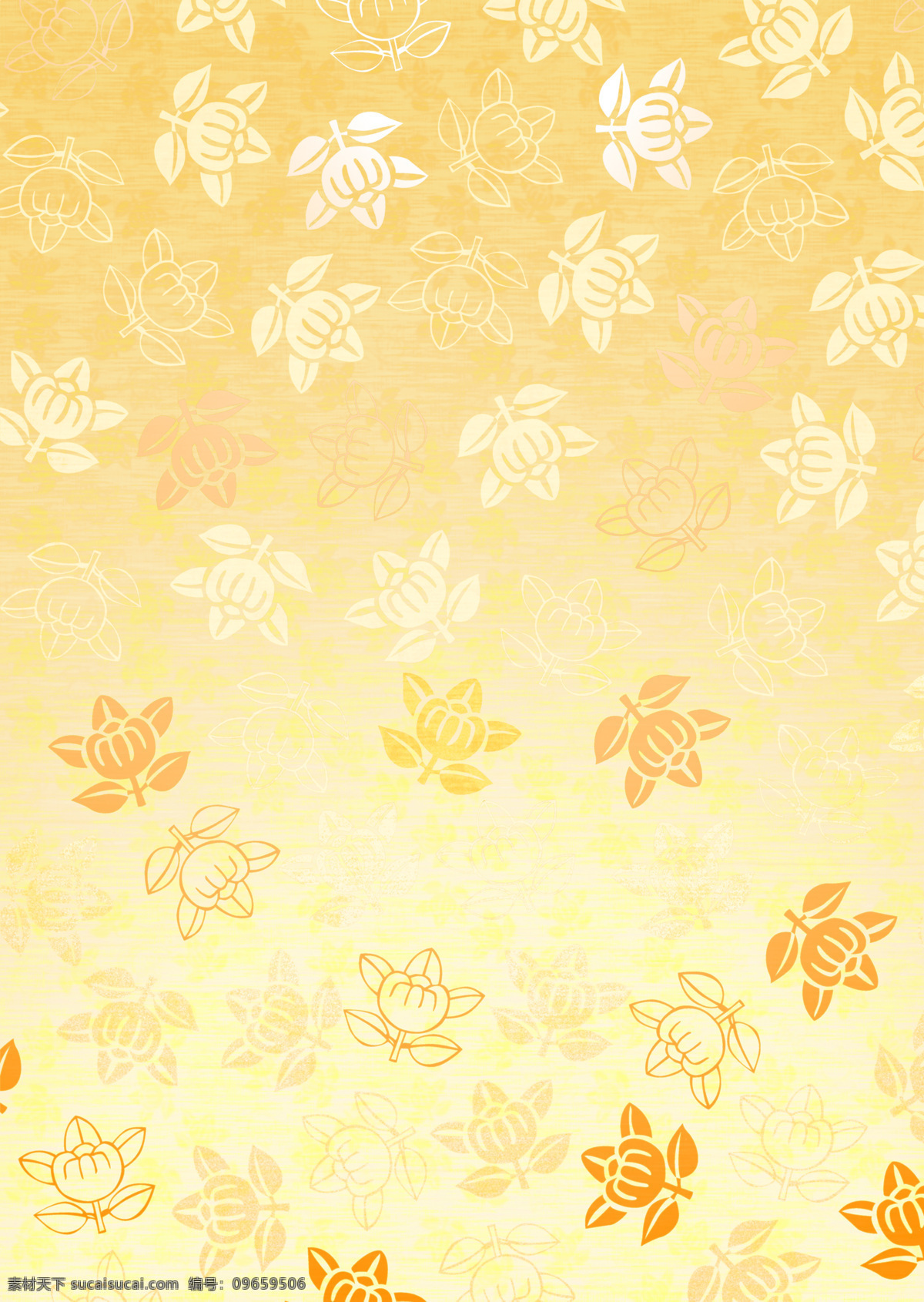 背景底纹 背景图 底纹边框 花纹 黄色 黄色背景 黄色的花 黄色花朵 黄色小花 浪漫 日本 风格 背景 图 清新浪漫花纹 日本风格 清新