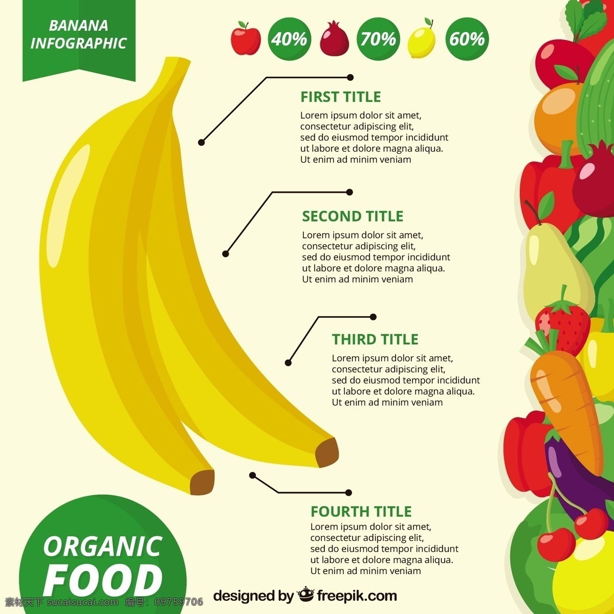 均衡 饮食 图表 食品 商业 模板 水果 蔬菜 水果市场 图 烹饪 工艺 图表模板 数据 信息 香蕉 健康 业务信息图表