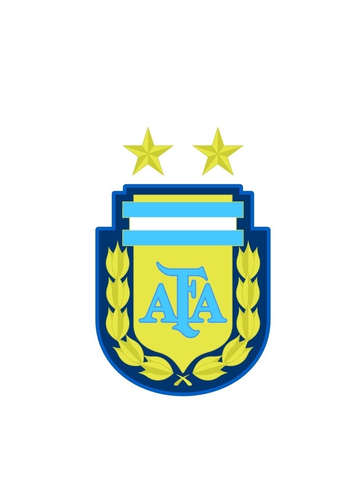 阿根廷 国家队 队 徽 足球 阿根廷队徽 矢量 世界 部分 国家足球队 标识标志图标