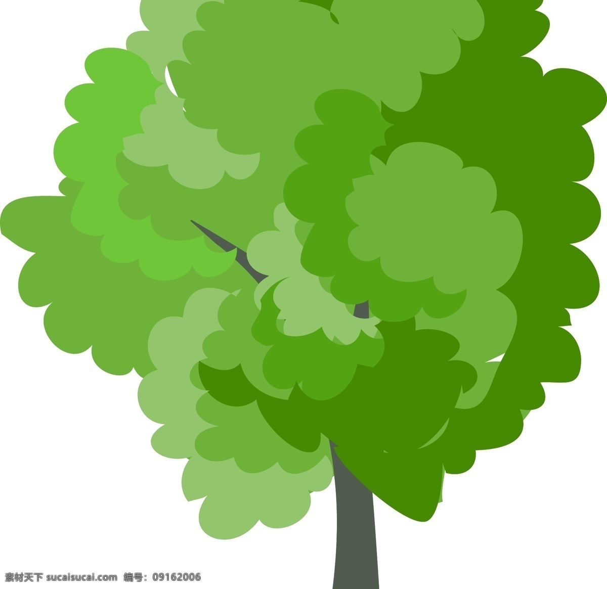 树 大树 矢量树 树木 夏天 盛夏 绿叶 植物 樟树 底纹背景 矢量素材 生物世界 树木树叶