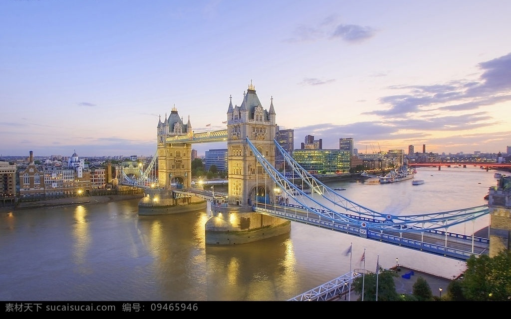 英国伦敦塔桥 英国 伦敦塔桥 灯光 夜景 旅游摄影 国外旅游 摄影图库