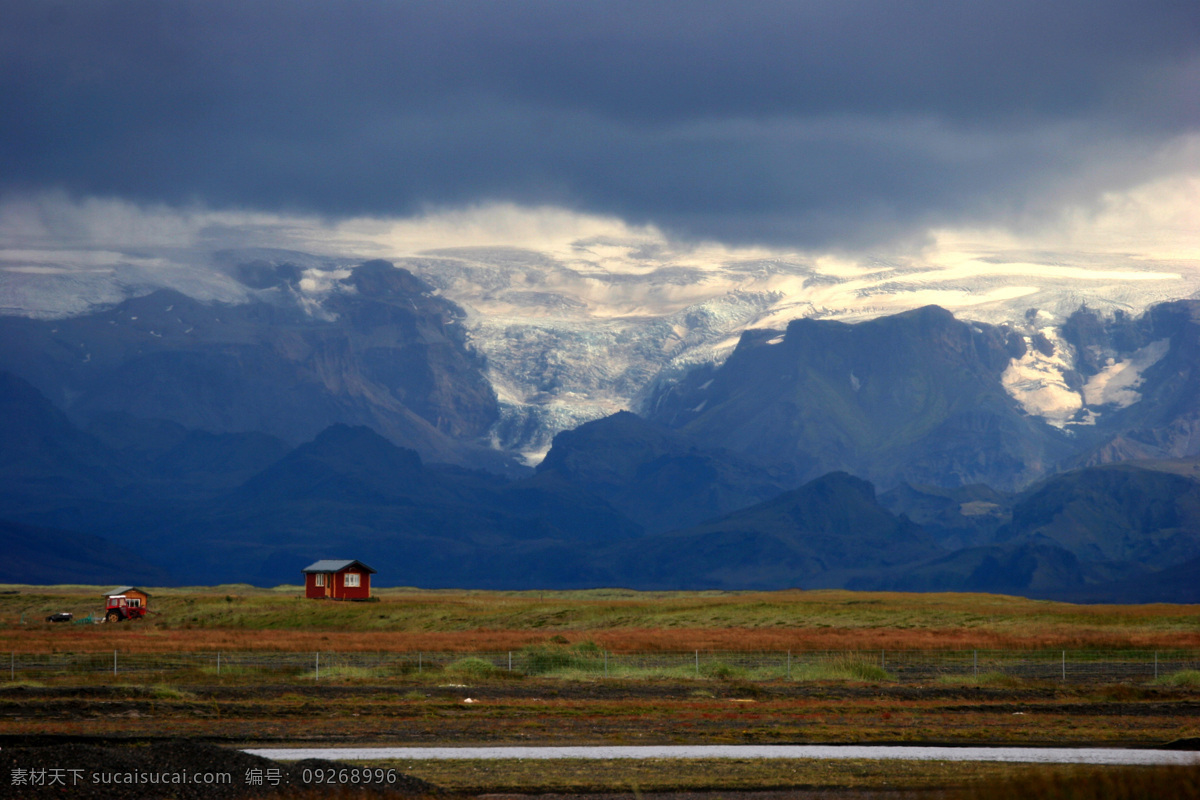 冰岛的雪山 北极圈 冻土带 欧洲 风景 自然 旅游摄影 国外旅游 摄影图库