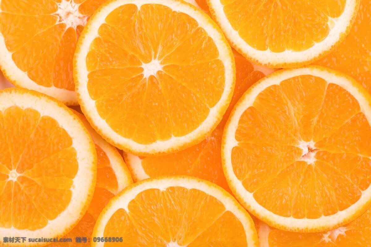 高清 香橙 橙色 橙片 鲜橙 水果 生物世界