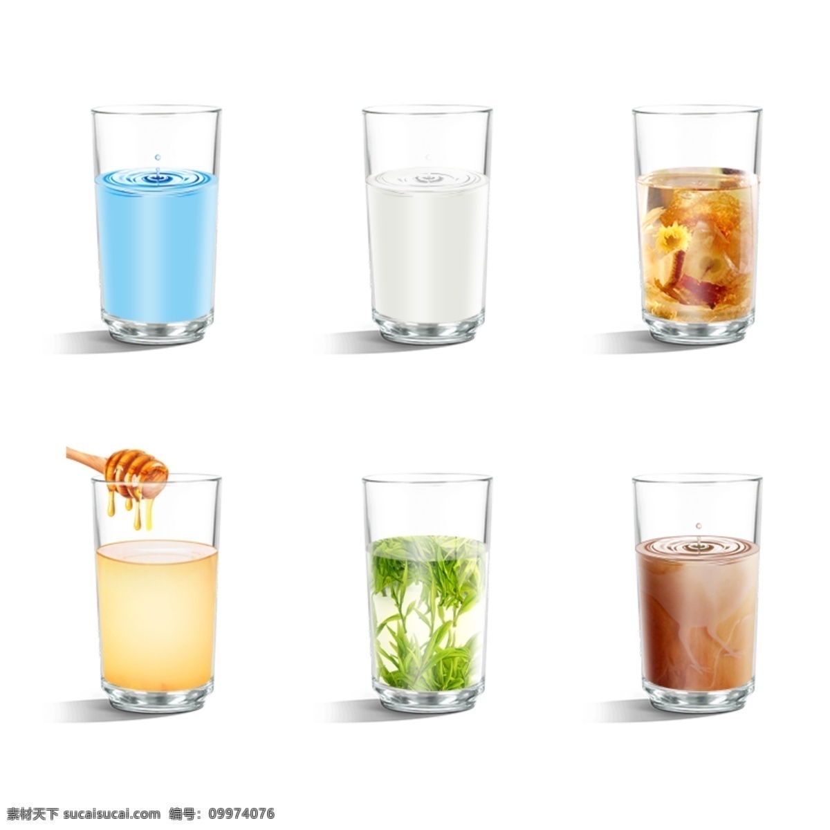 水杯 茶杯 咖啡杯 创意 艺术 杯 牛奶 蜂蜜 花茶 绿茶