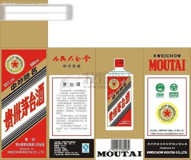 贵州茅台 矢量图