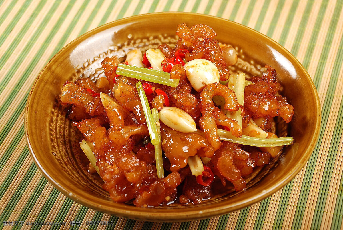 砂钵蹄筋 猪蹄筋 菜谱 蔬菜美食 菜品 菜式 美食 湘菜 农家菜 家常菜 特色菜 中餐 餐饮 传统美食 摄影图 摄影食物原料 舌尖上的中国 餐饮美食