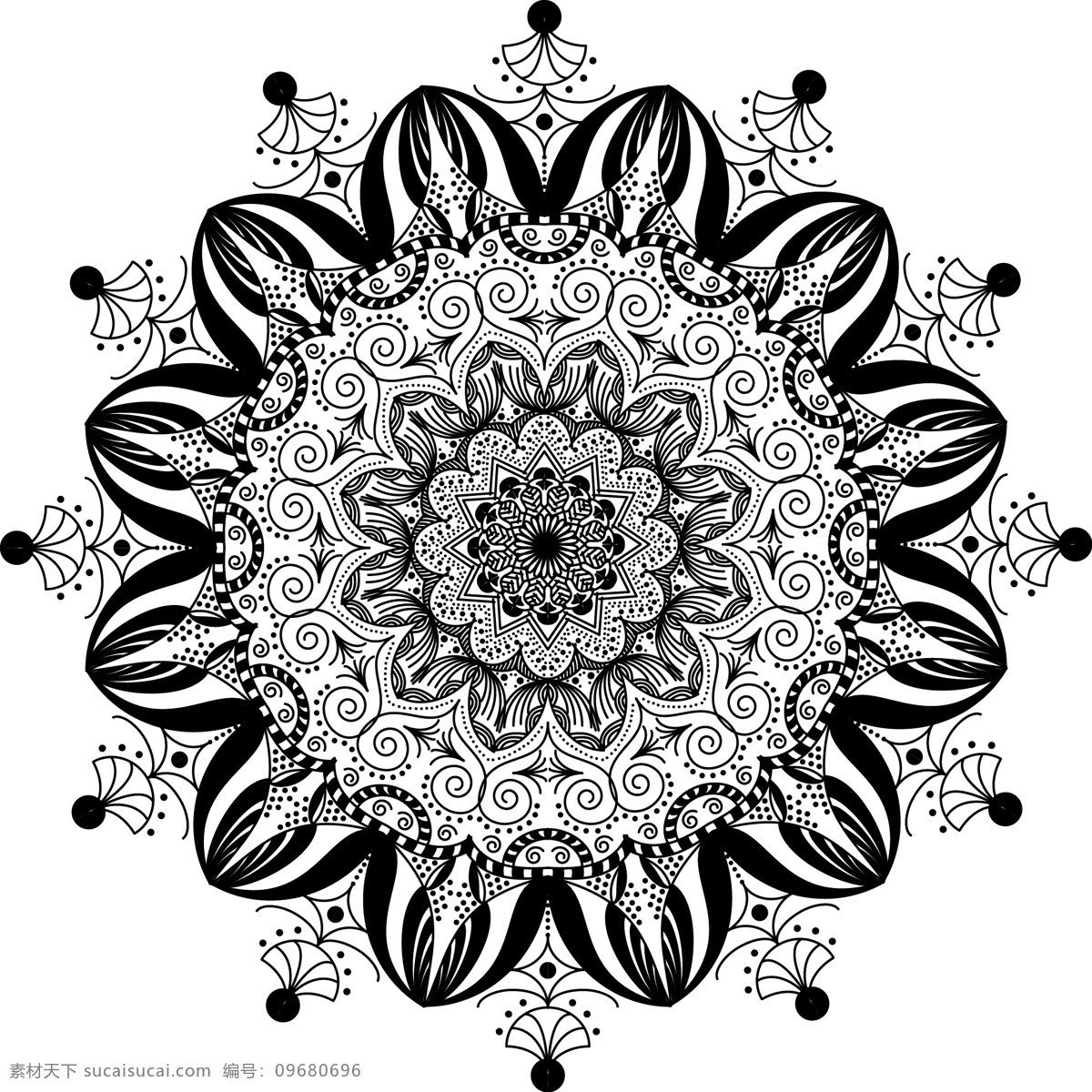 民族花纹 装饰纹样 底纹 背景黑白花纹 黑白图形 底纹边框 花边花纹