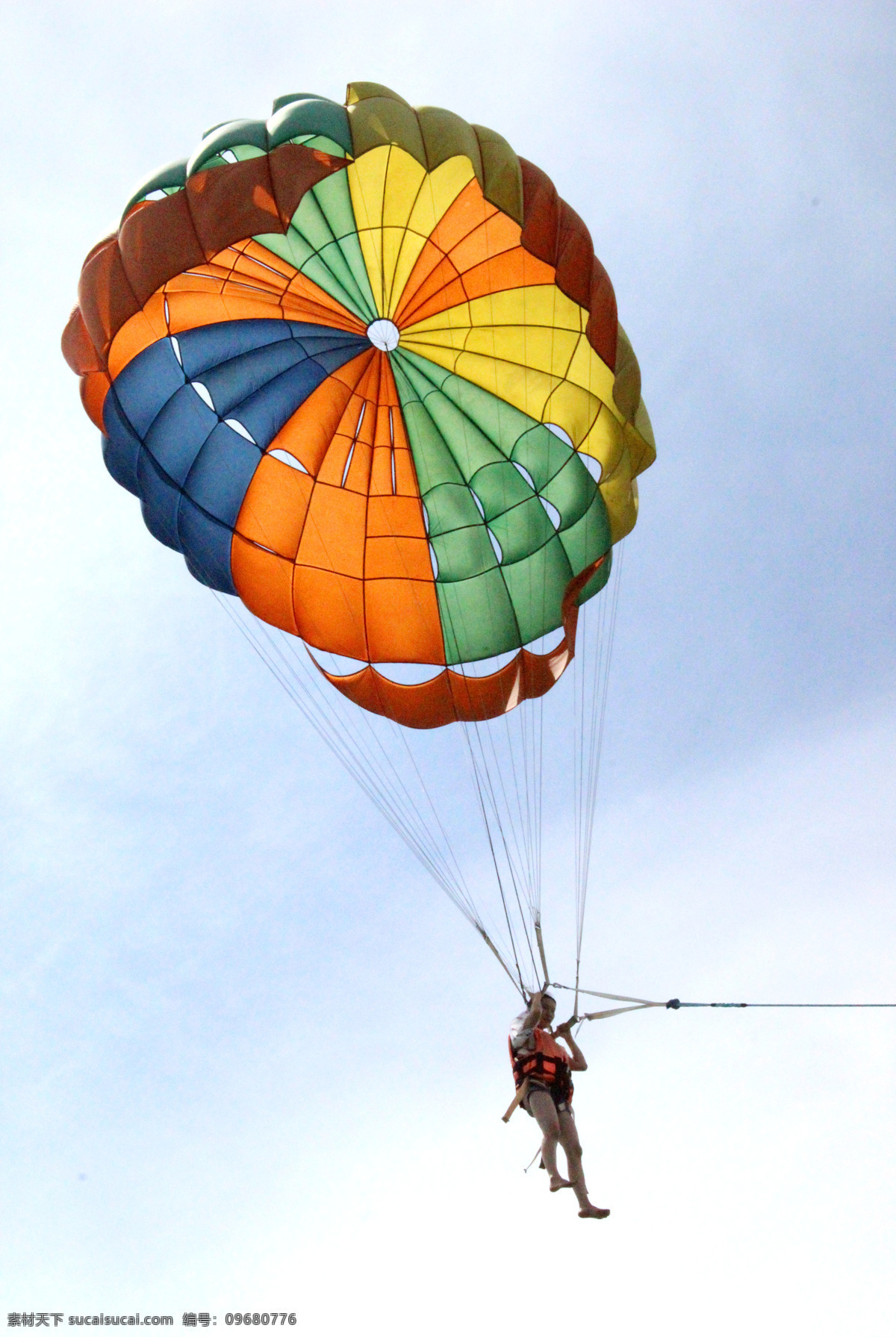 水上降落伞 海上降落伞 水上游乐项目 旅游风景 旅游摄影 空中飞人 泰国旅游 国外旅游
