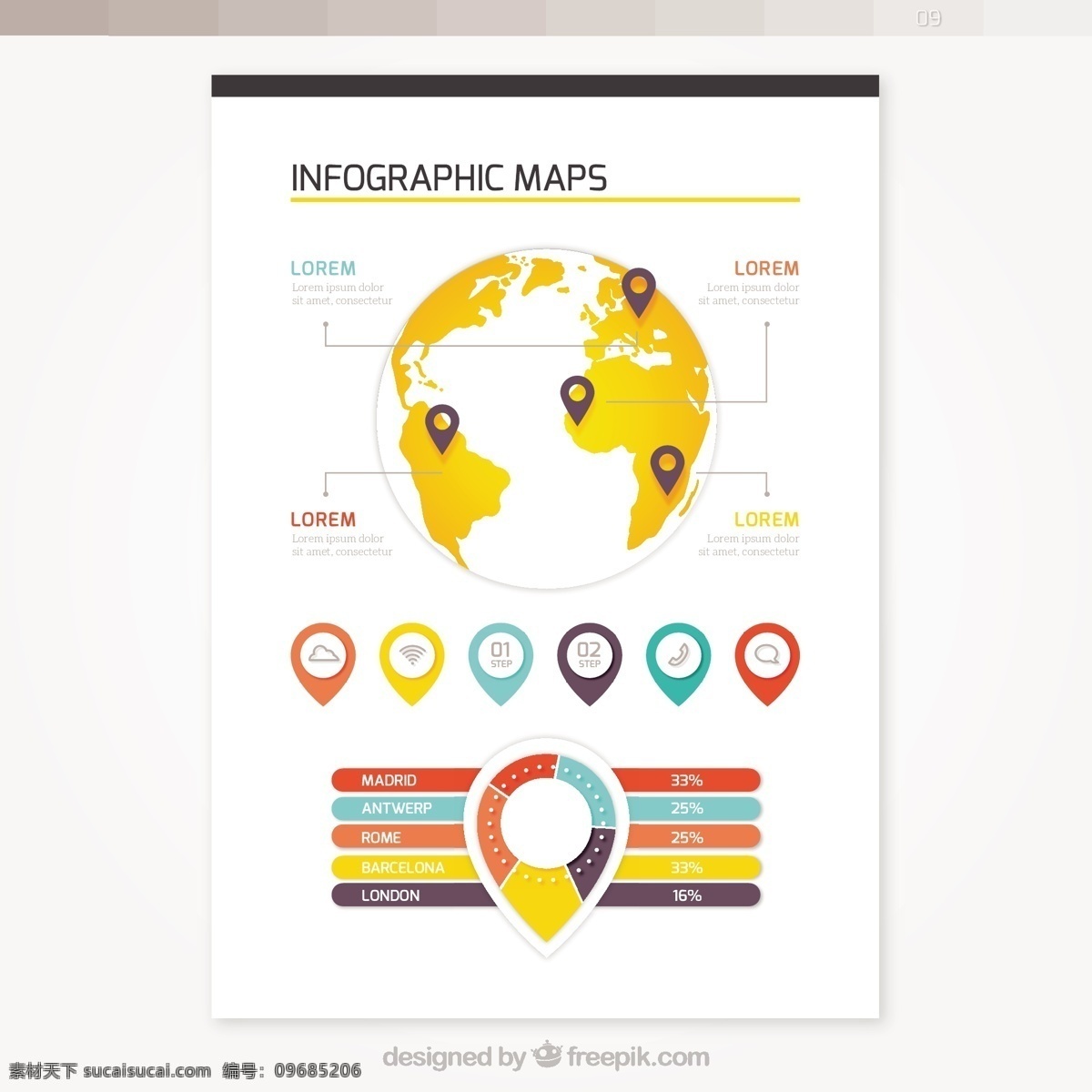 地图图表手册 图表 小册子 传单 地图 业务模板 图形 布局图 宣传册模板 信息 传单模板 文件 数据 信息图形 商业图表 白色