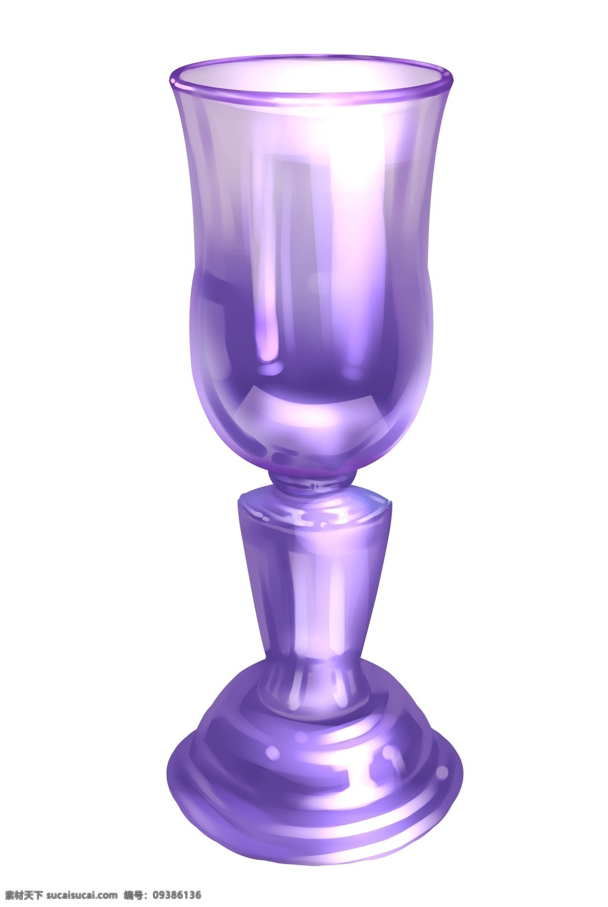 紫色 玻璃 酒杯 插画 紫色的酒杯 玻璃杯 高脚杯 艺术 摆件 工艺品 玻璃制品 卡通酒杯 红酒杯 杯具插画