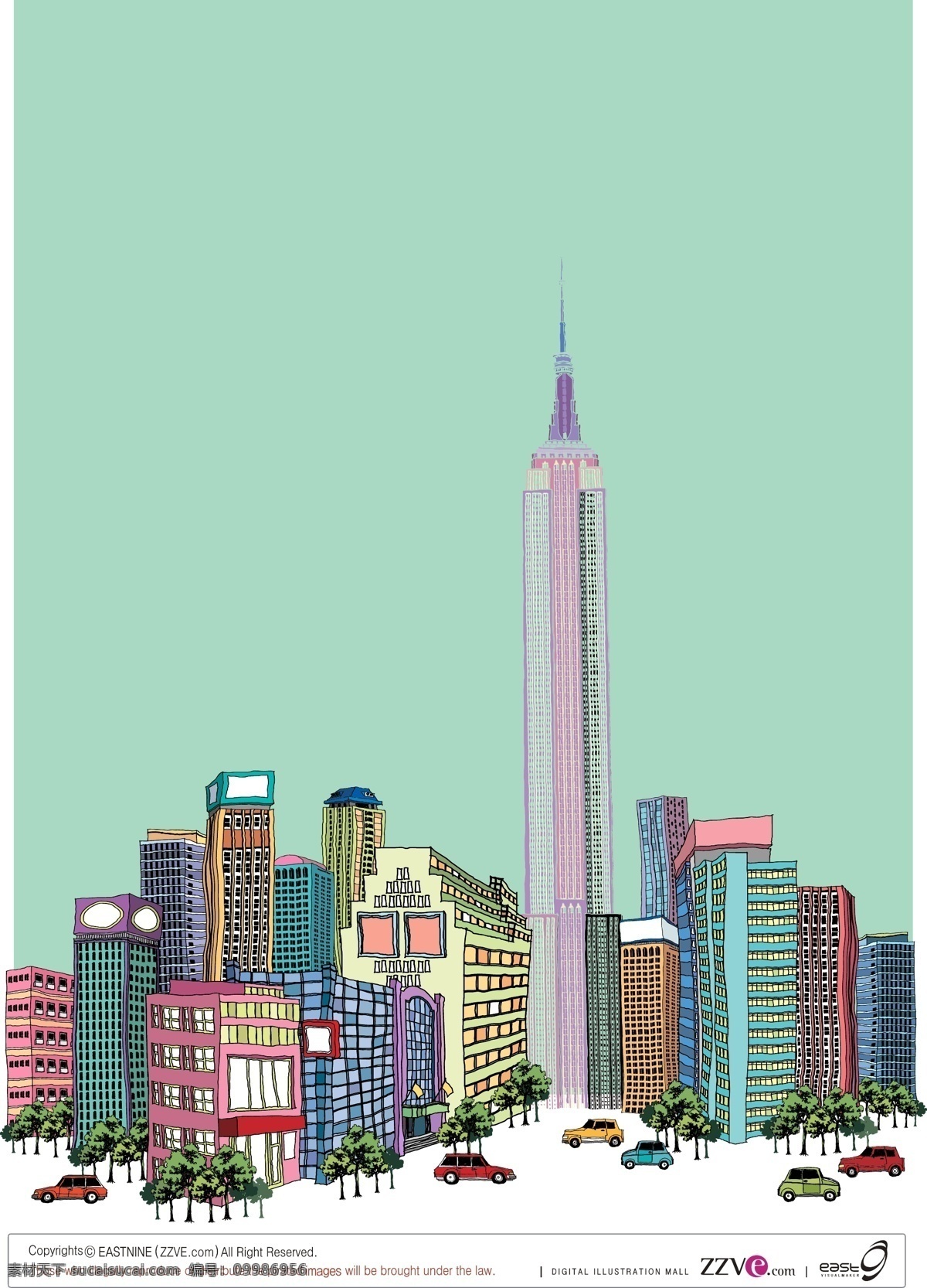 美国帝国大厦 建筑设计 世界建筑 纽约地标 帝国大厦 曼哈顿 第五大道 美国旅游 白色