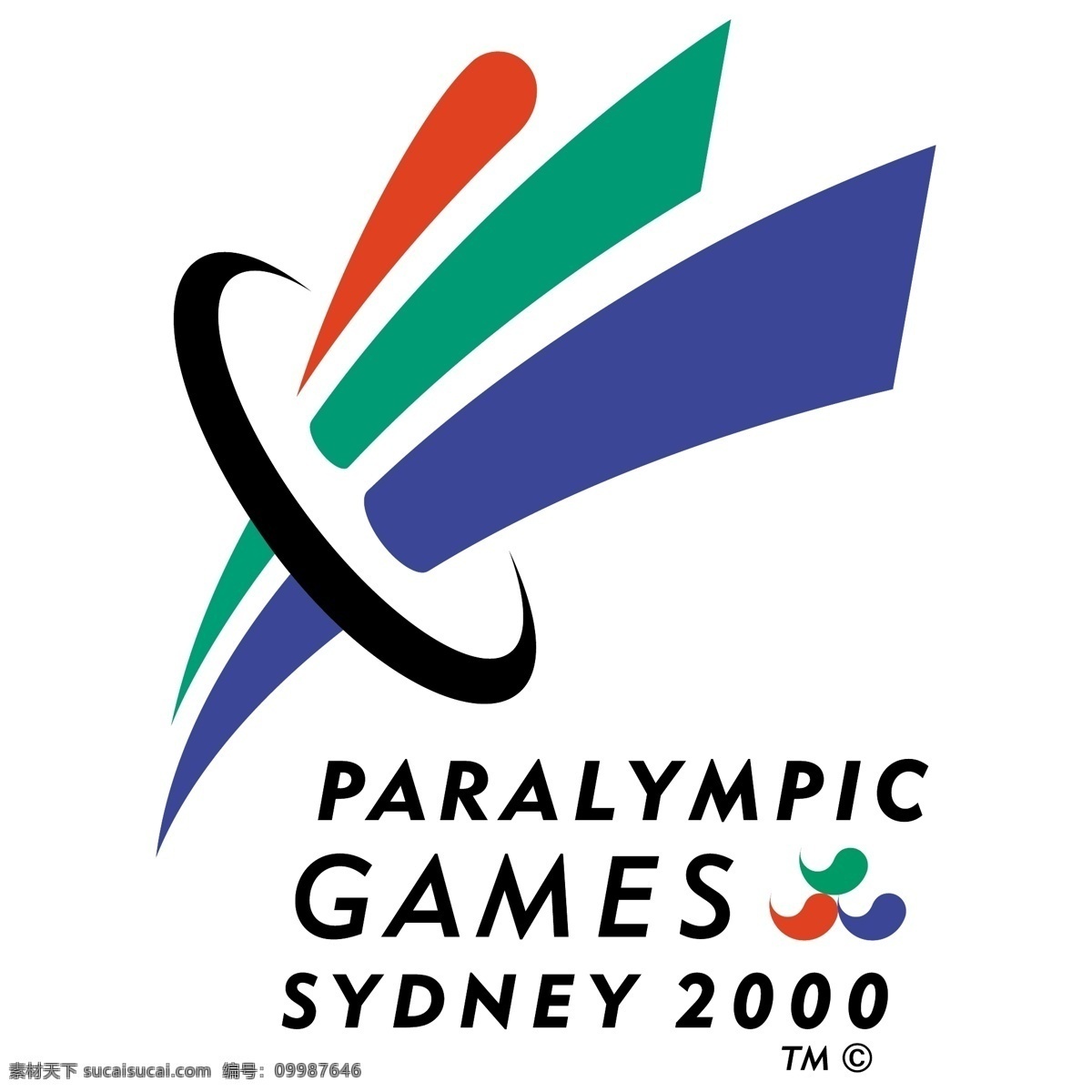 悉尼 残奥会 2000 免费 标志 psd源文件 logo设计