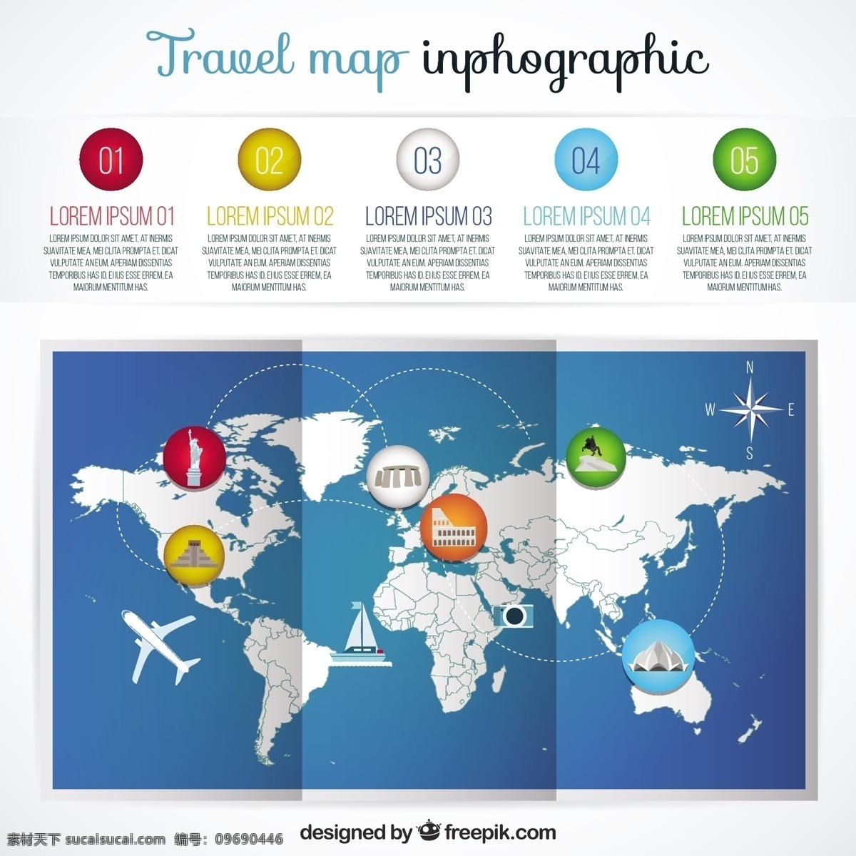 图表 元素 旅游 地图 旅行 世界 图标 世界地图 图形 平图 平面设计 信息 过程中 圆 数据 信息图表元素 旅游元素 白色