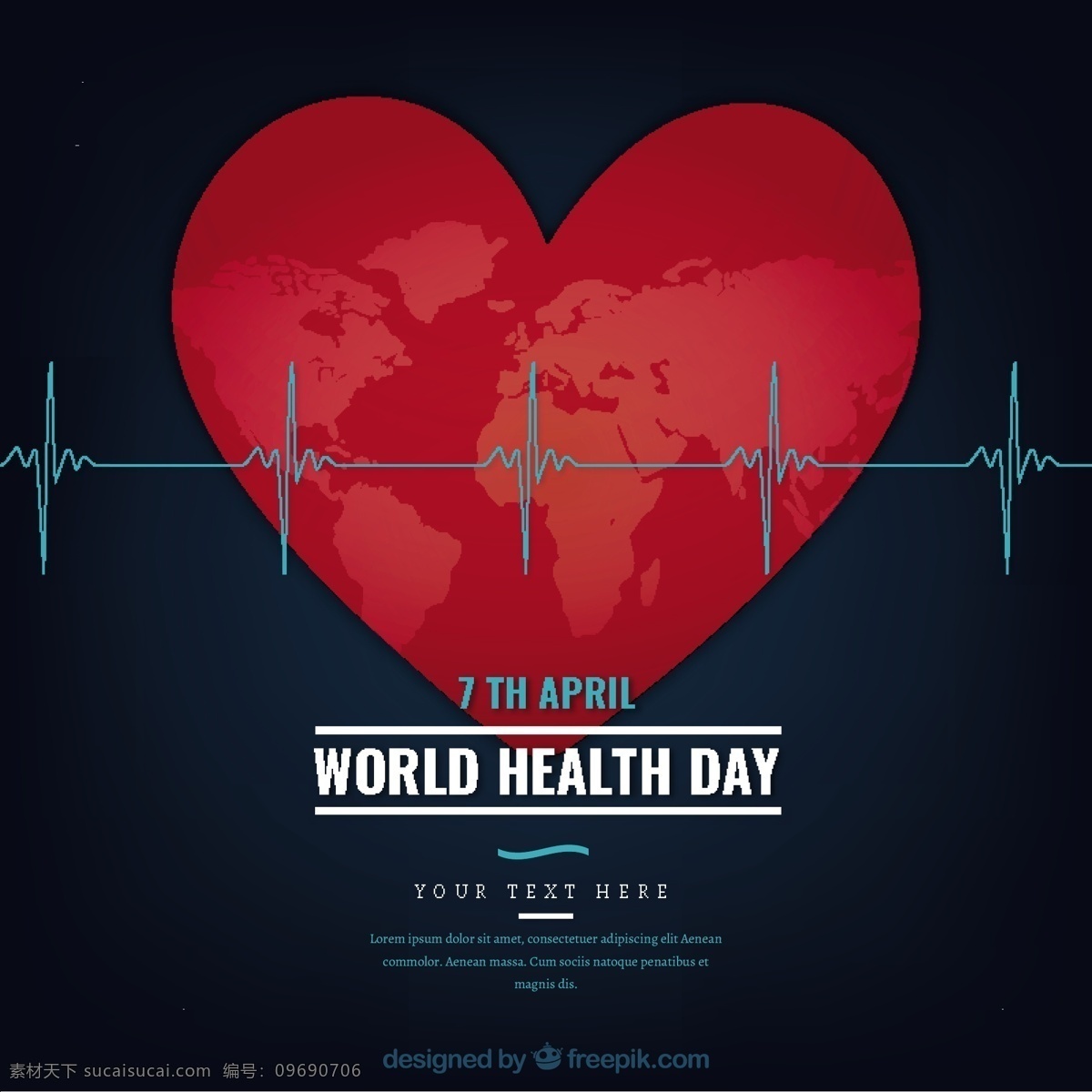 世界 卫生日 心脏 背景 医疗 医生 健康 医院 人 医学 生活 保险 护理 营养 安全 国际 日