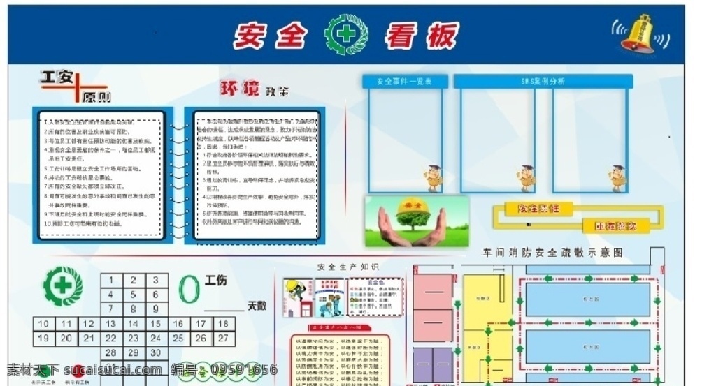 车间安全看板 工厂车间看板 安全生产 安全 车间 环境设计 其他设计