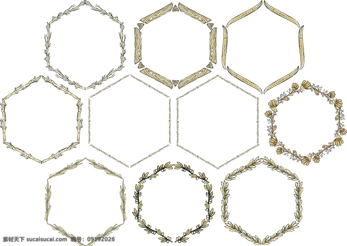 六边形 蜜蜂 矢量 装饰 蜂窝 创意 矢量素材 设计素材 背景素材