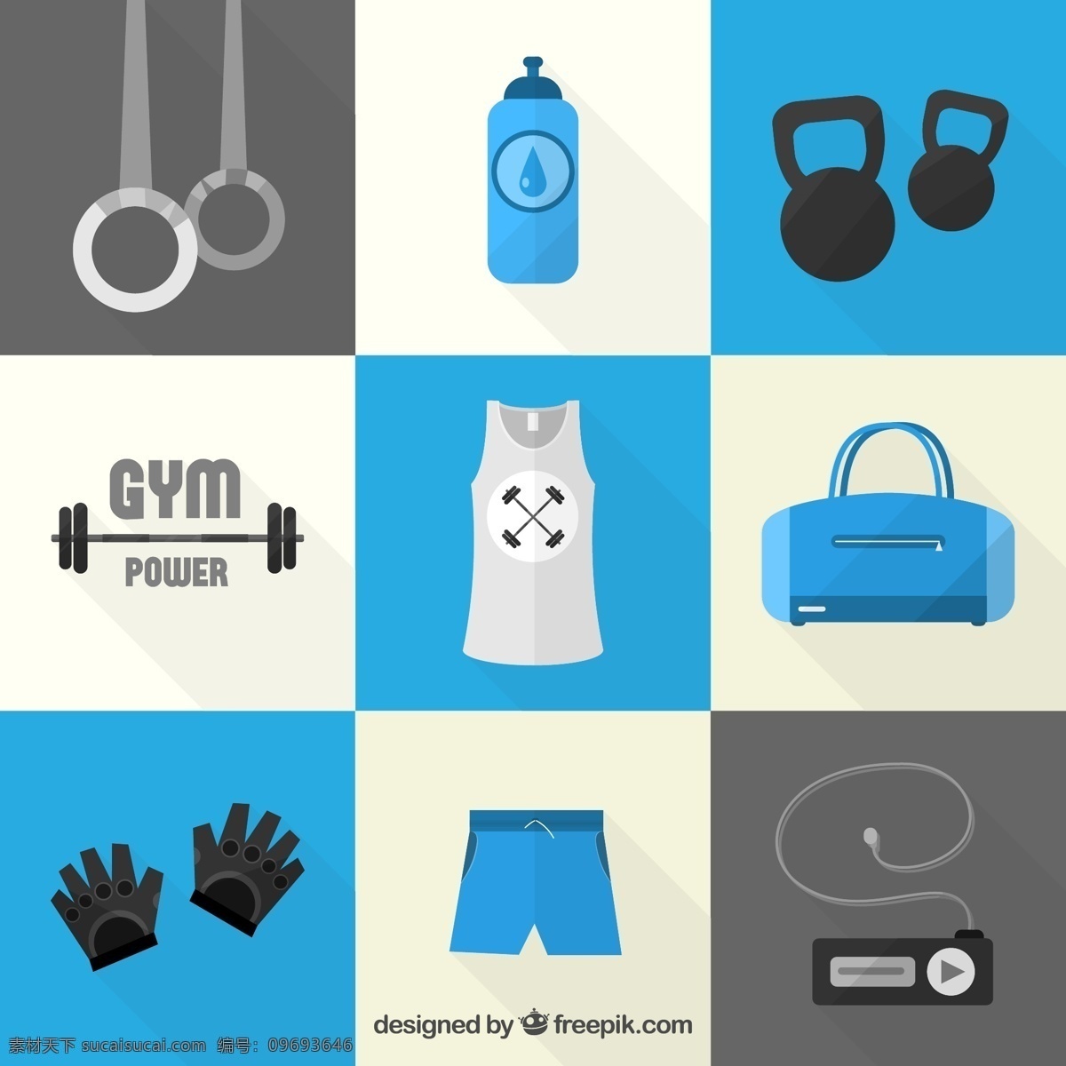 体育图标 水 图标 运动 健身 健身房 袋 t恤 训练 体重 手套 水的图标 设备 哑铃 白色