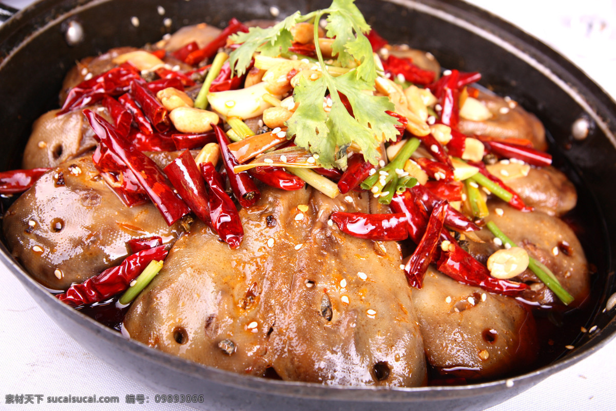 香锅麻辣鸭头 麻辣鸭头 香锅鸭头 鸭头 传统美食 餐饮美食