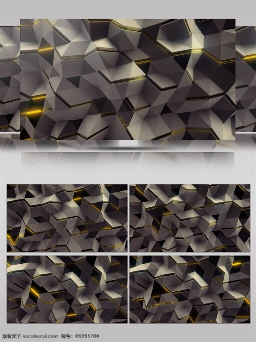 暗 银色 几何 格子 高清 视频 炫酷格子 震撼大气 立体几何 装饰风格 动态展示 房间装饰 壁纸图案 背景 特效