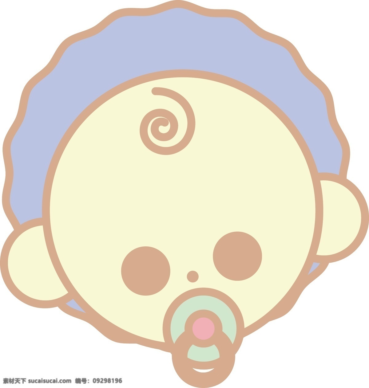 婴儿用品 奶嘴 插画 绿色的奶嘴 卡通插画 婴儿产品 婴儿物品 婴儿插画 婴儿的奶嘴