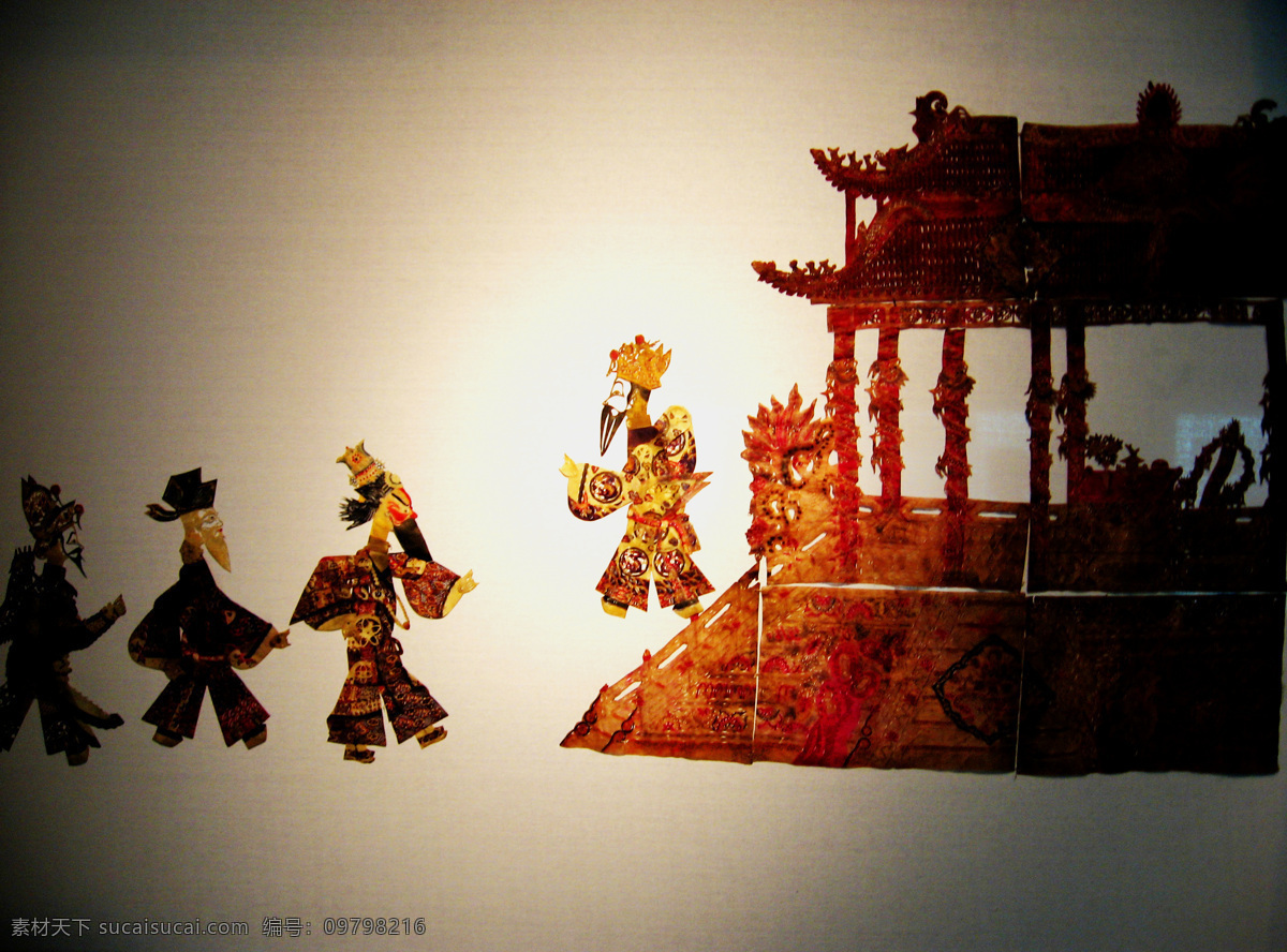 皮影 皮影戏 皮影气氛 文化艺术 传统文化 摄影图库