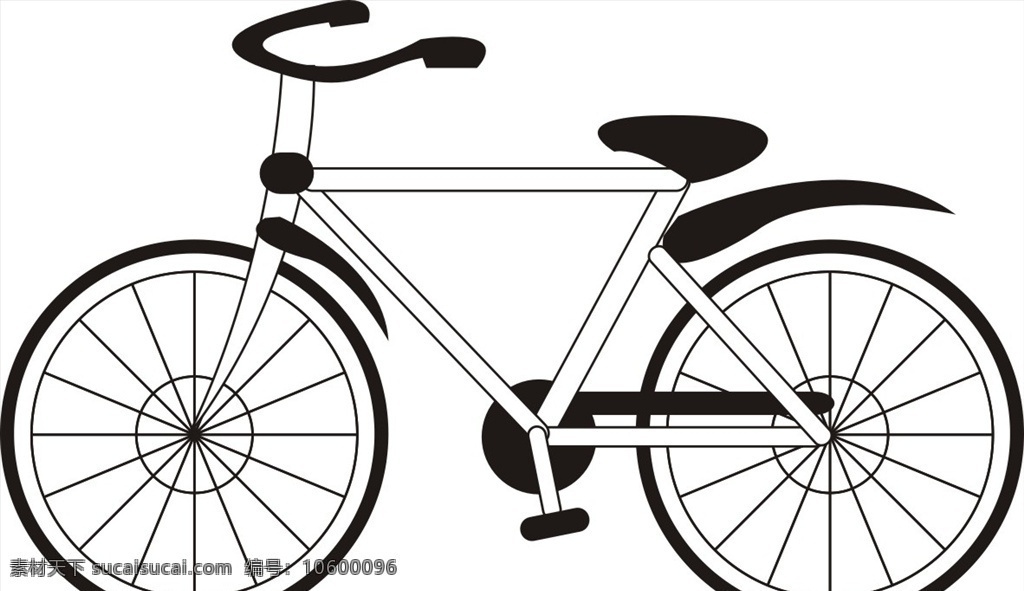 卡通 自行车 矢量图 卡通自行车 自行车简笔画 卡通图 矢量 矢量图案 卡通素材 图案