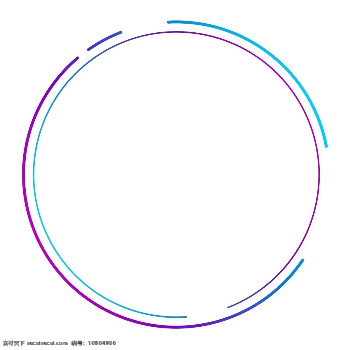卡通 紫色 渐变 圆形 边框 免 抠 图 紫色的边框