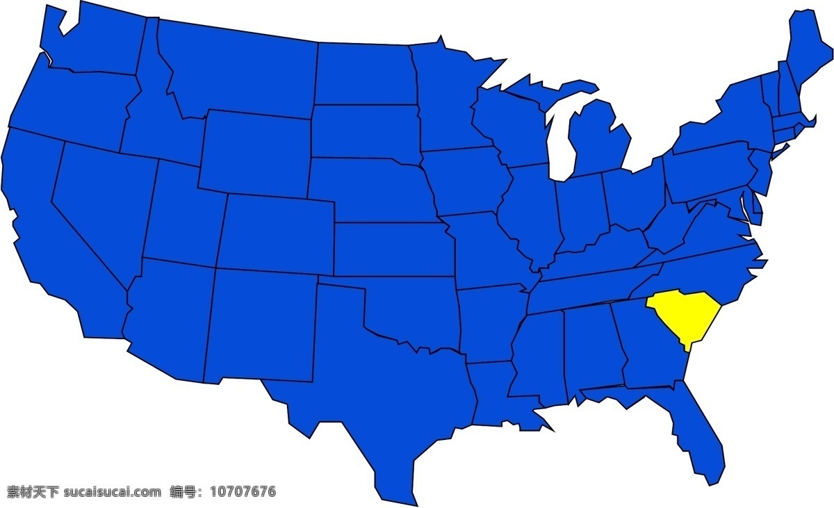 美国 各州 地图 美国各州地图 商业矢量 矢量传统图案 矢量下载 网页矢量 矢量图 其他矢量图