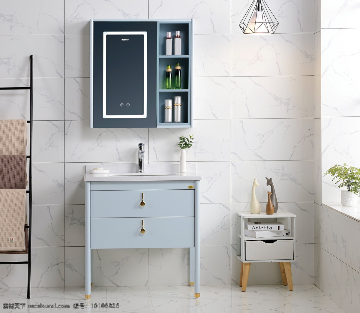 浴室柜 橡木 洗手间 陶瓷盆 卫浴 画册设计