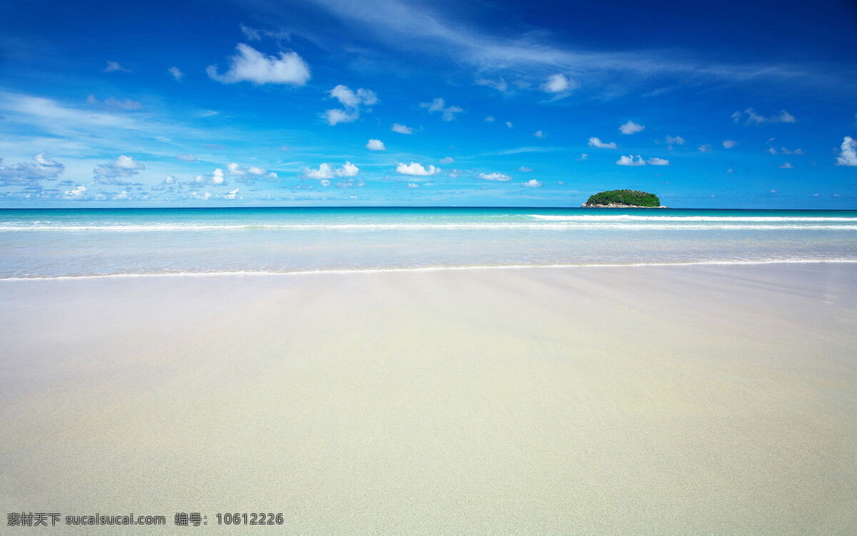 舒适 沙滩 干净 高清背景 高清素材 海 海滩 碧蓝的天空 背景图片