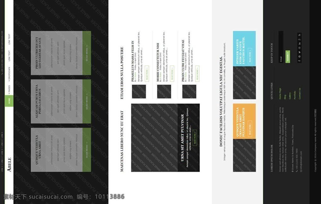 适合 各类 中小企业 网站 模板 简洁 html5 公司企业 适合各类 网站模板 htmlcss 白色