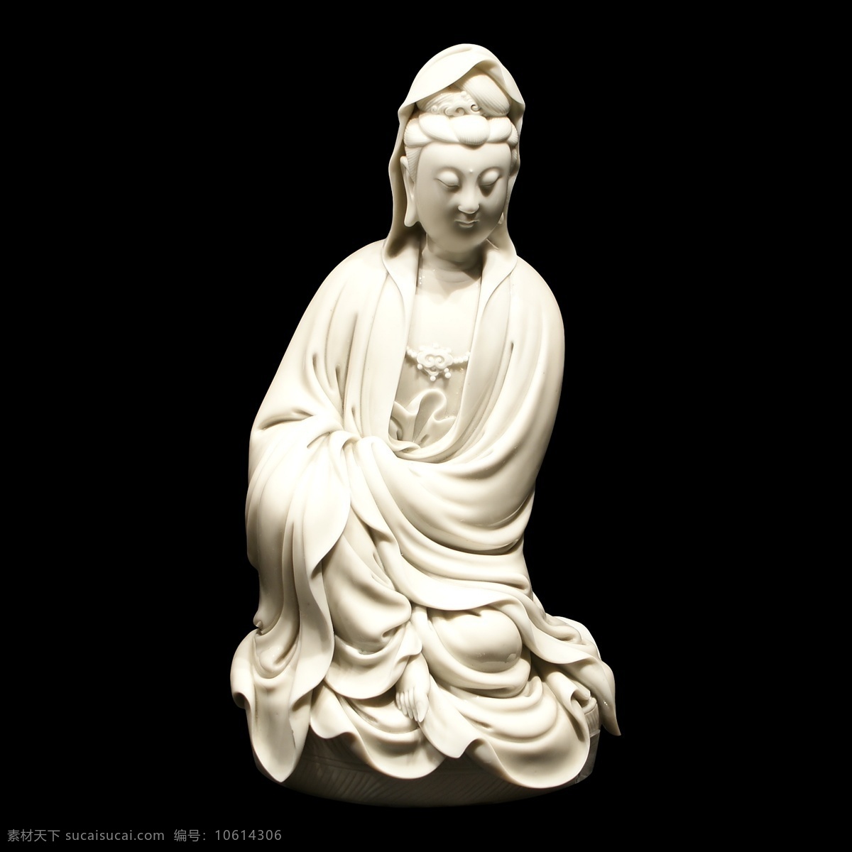 观音 菩萨 坐像 传统文化 雕像 塑像 psd源文件