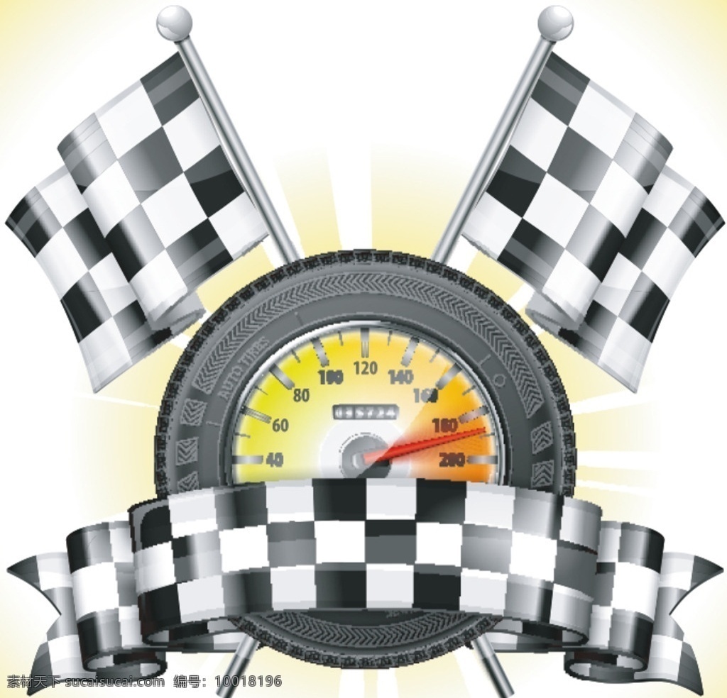汽车 赛车 仪表盘 动感 速度 设计广告