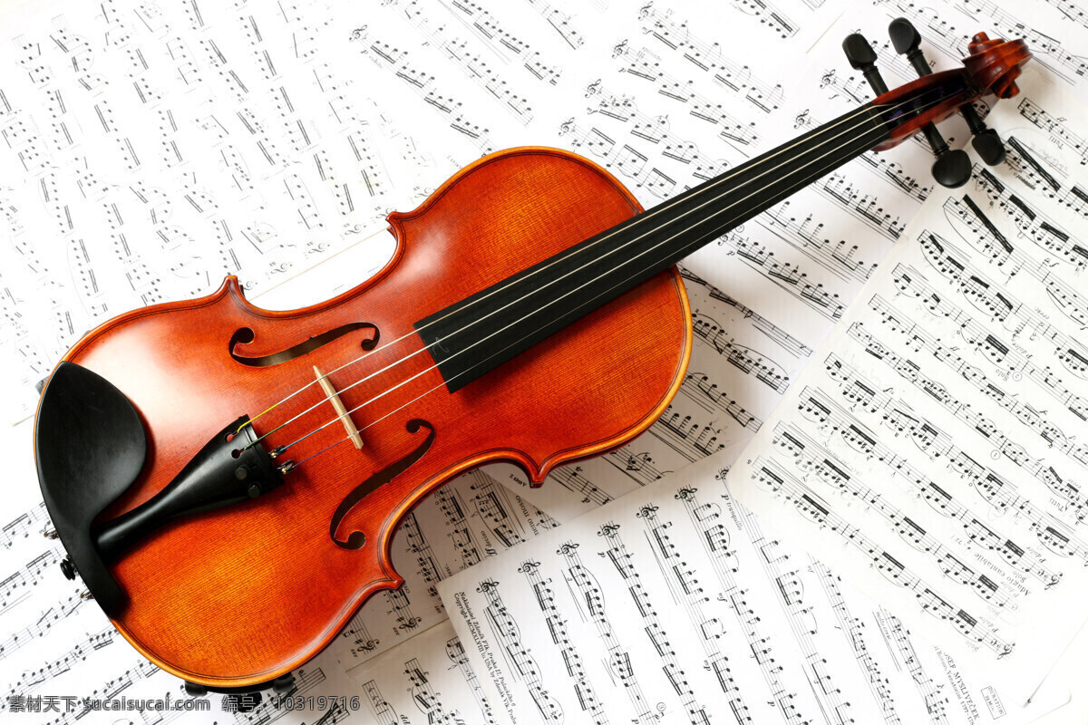 小提琴 音符 高清小提琴 乐谱 高清图片素材 文化艺术 舞蹈音乐 摄影图库