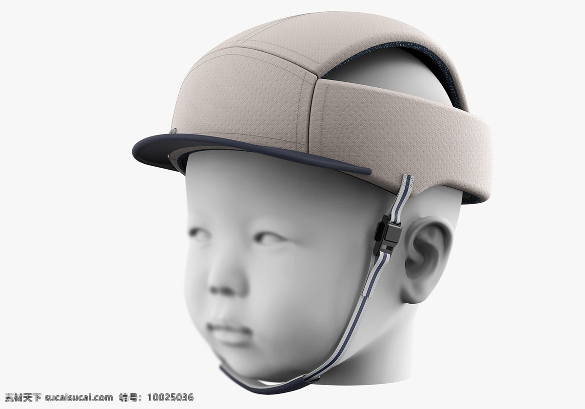 白色 小孩 头部 保护套 安全 保护 产品 磁性扣 通风 头盔 婴儿